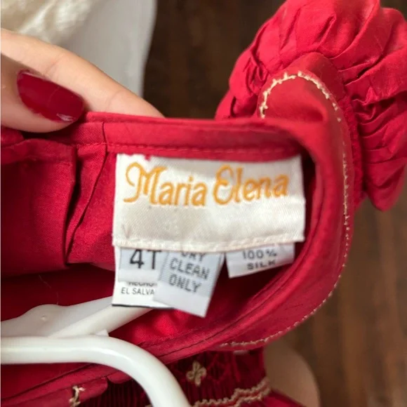 Maria Elena holiday dress 100% silk